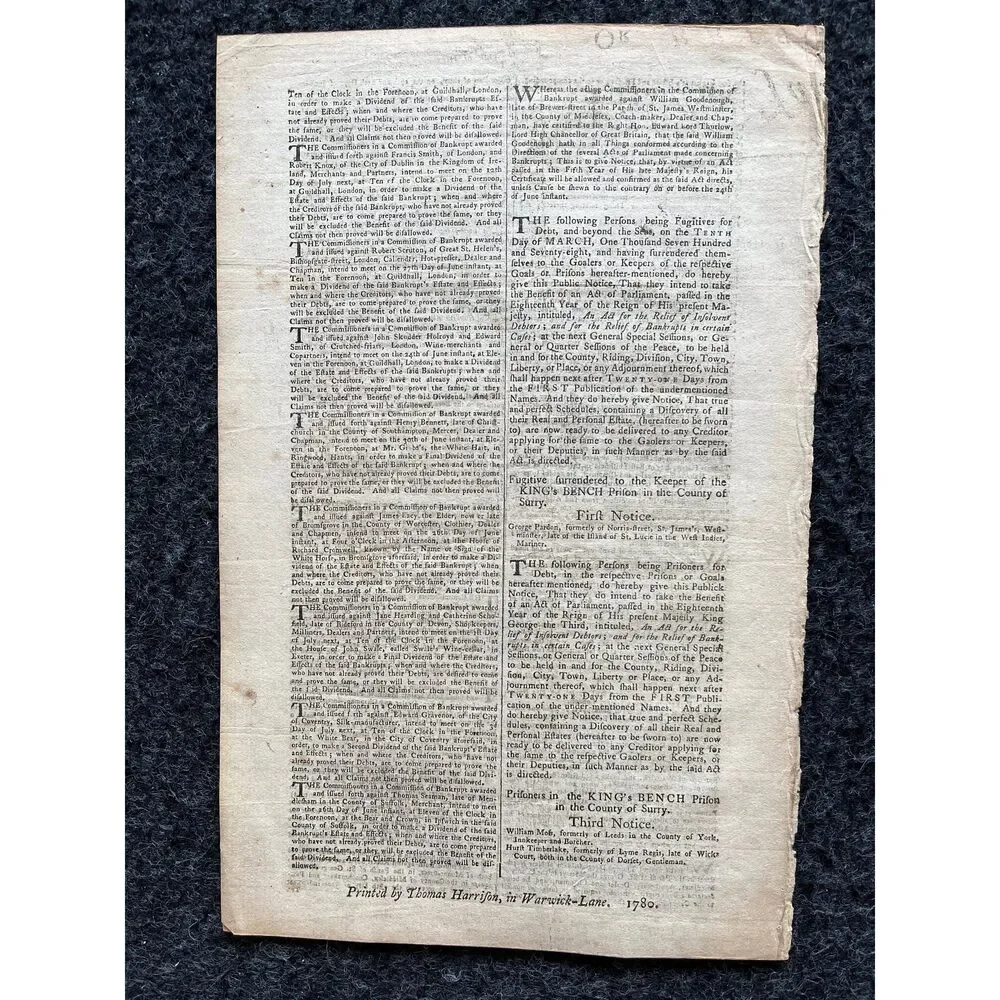 N/A original pamphlet